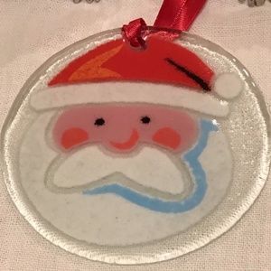 Vintage Rare Peggy Karr Glass Christmas Ornament